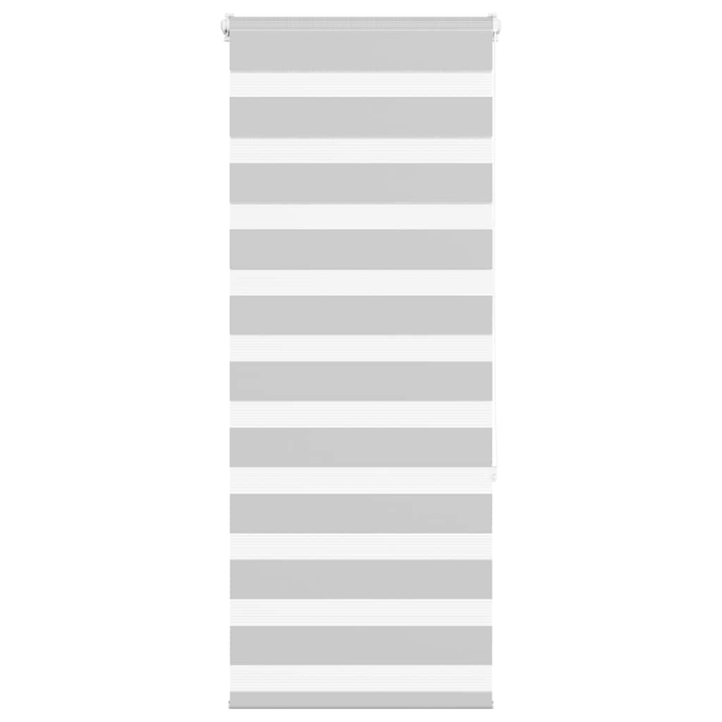 Zebra Blind Light Grey 65x150 cm Fabric Width 60.9 cm Polyester