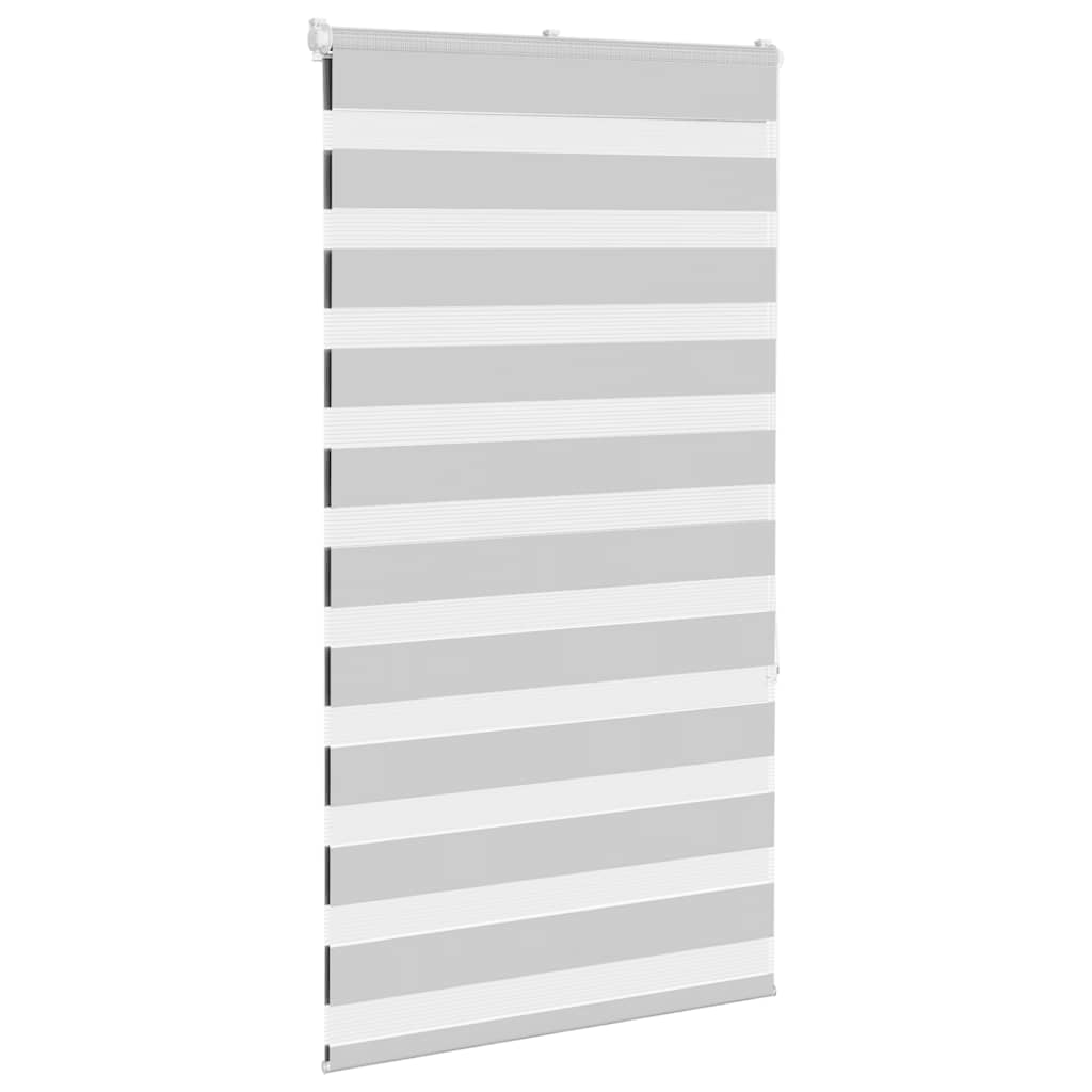 Zebra Blind Light Grey 80x150 cm Fabric Width 75.9 cm Polyester