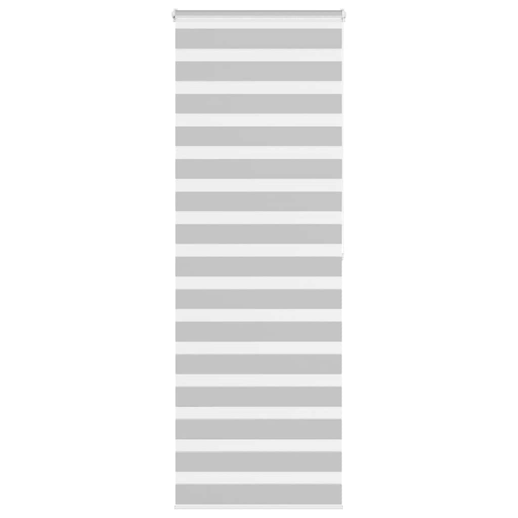 Zebra Blind Light Grey 90x200 cm Fabric Width 85.9 cm Polyester