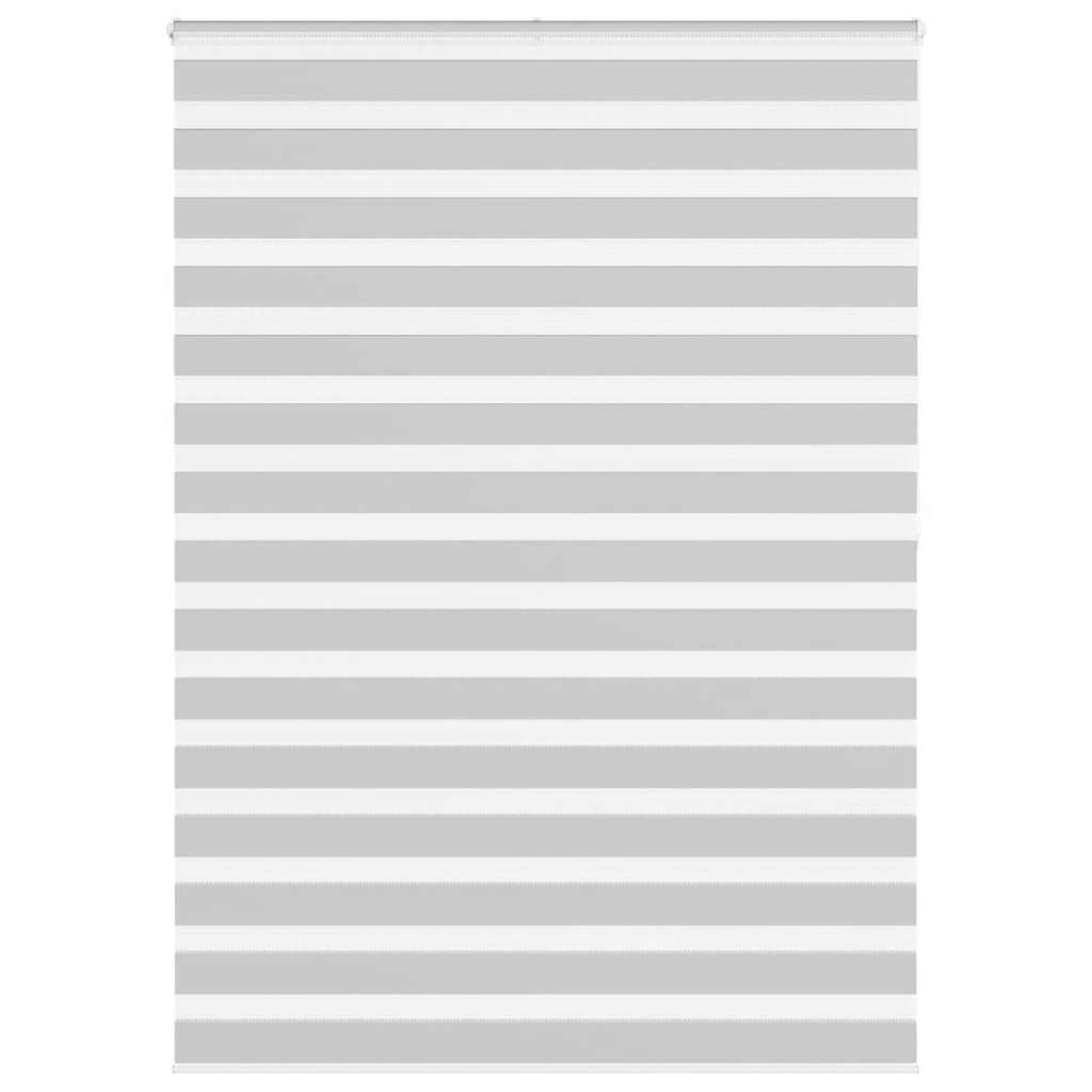 Zebra Blind Light Grey 160x200 cm Fabric Width 155.9 cm Polyester