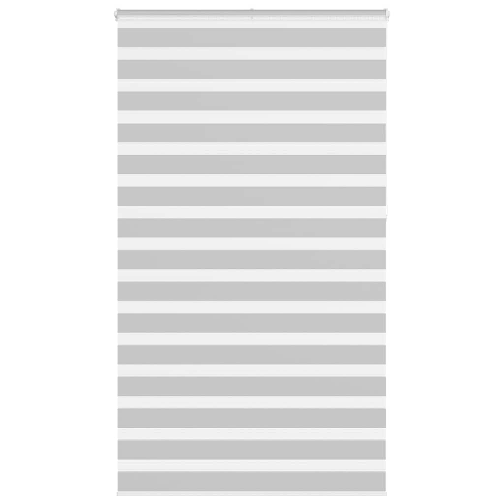 Zebra Blind Light Grey 120x230 cm Fabric Width 115.9 cm Polyester