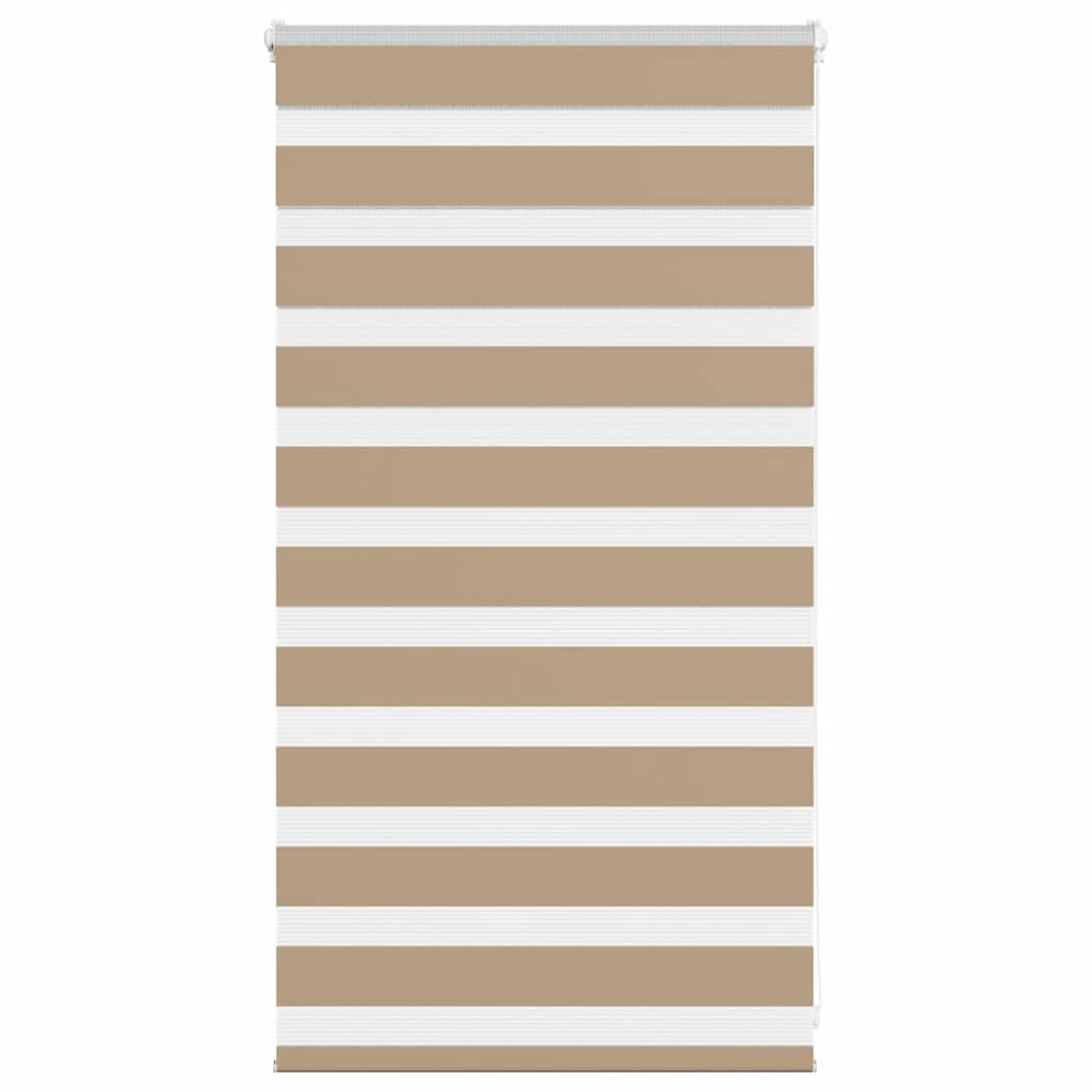 Zebra Blind Sand Brown 75x100 cm Fabric Width 70.9 cm Polyester