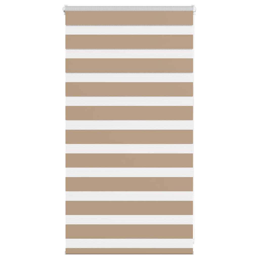 Zebra Blind Sand Brown 85x100 cm Fabric Width 80.9 cm Polyester