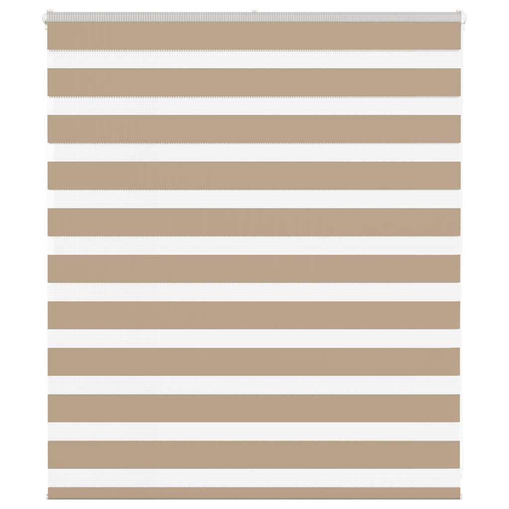 Zebra Blind Sand Brown 135x100 cm Fabric Width 130.9 cm Polyester