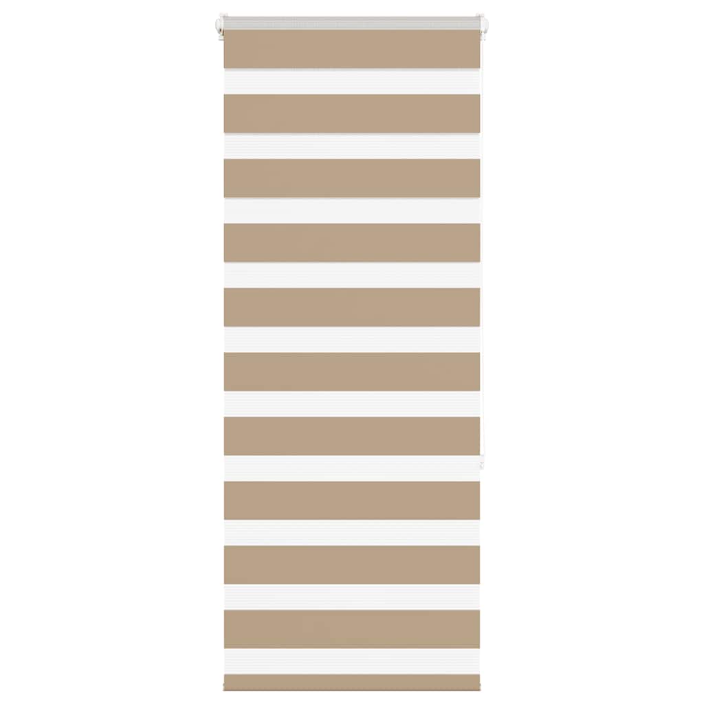 Zebra Blind Sand Brown 65x150 cm Fabric Width 60.9 cm Polyester