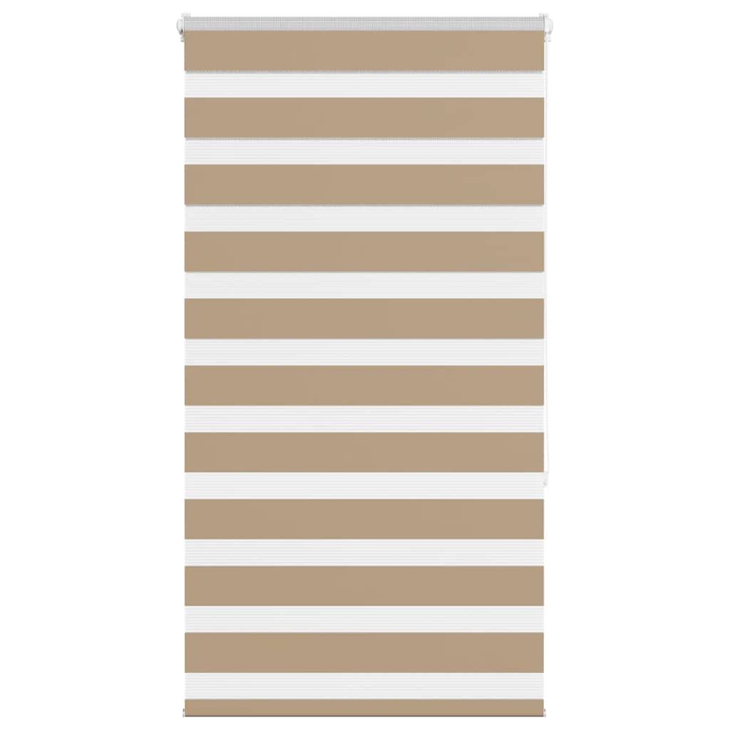 Zebra Blind Sand Brown 75x150 cm Fabric Width 70.9 cm Polyester