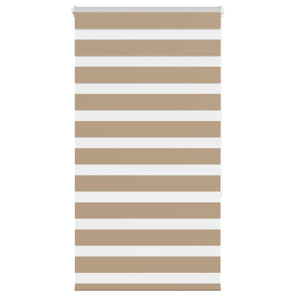 Zebra Blind Sand Brown 90x150 cm Fabric Width 85.9 cm Polyester
