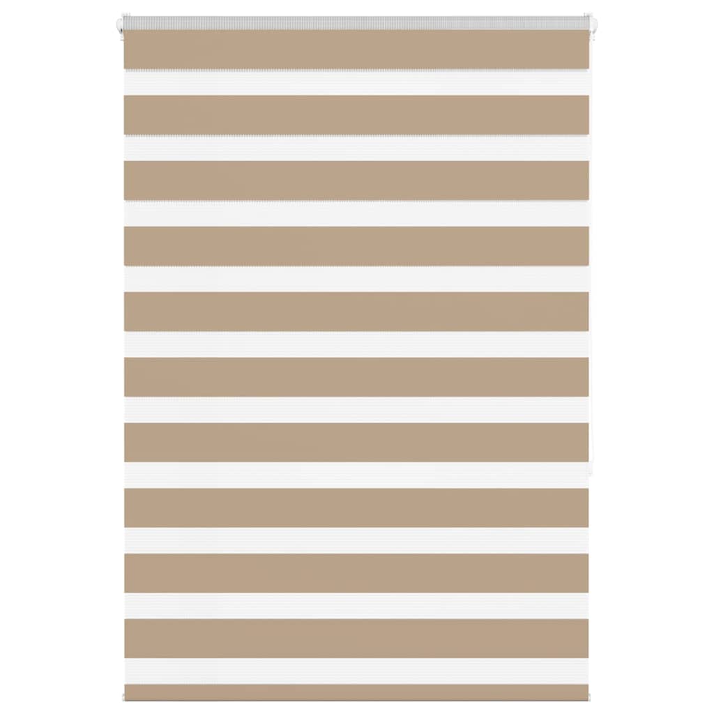 Zebra Blind Sand Brown 95x150 cm Fabric Width 90.9 cm Polyester