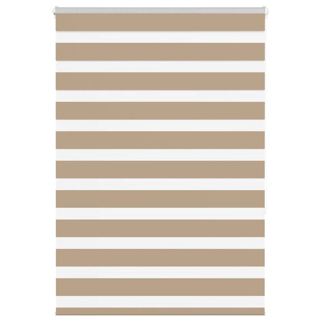 Zebra Blind Sand Brown 100x150 cm Fabric Width 95.9 cm Polyester