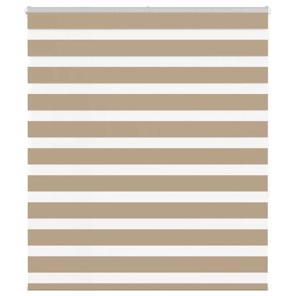 Zebra Blind Sand Brown 125x150 cm Fabric Width 120.9 cm Polyester