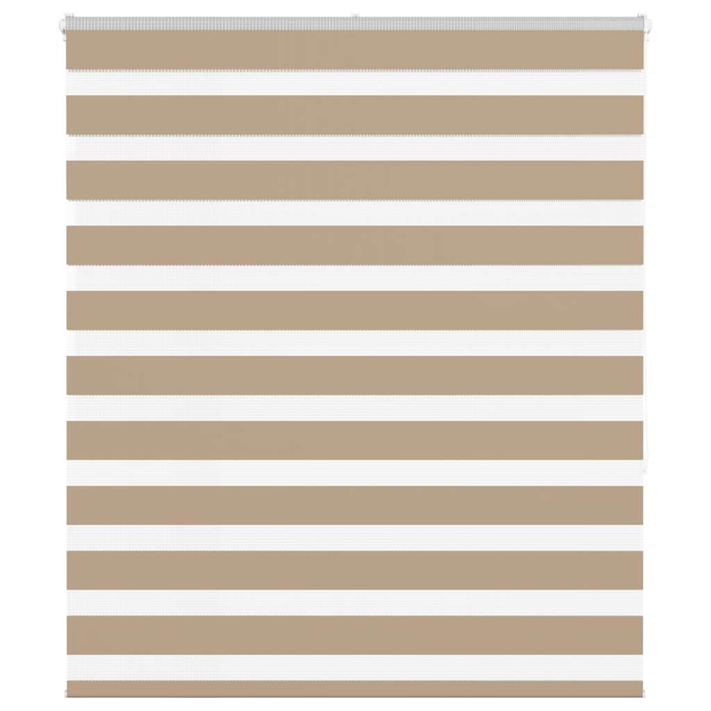 Zebra Blind Sand Brown 135x150 cm Fabric Width 130.9 cm Polyester