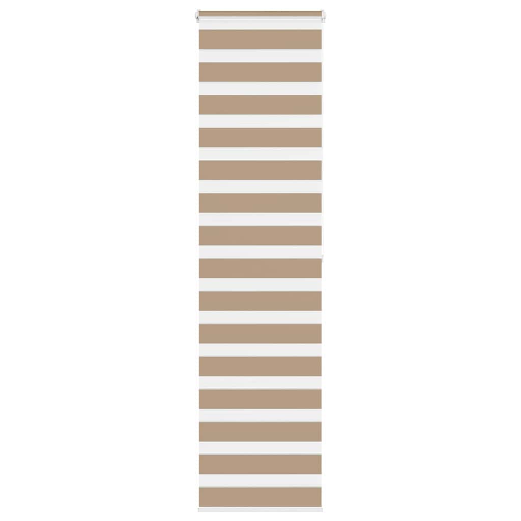 Zebra Blind Sand Brown 55x200 cm Fabric Width 50.9 cm Polyester
