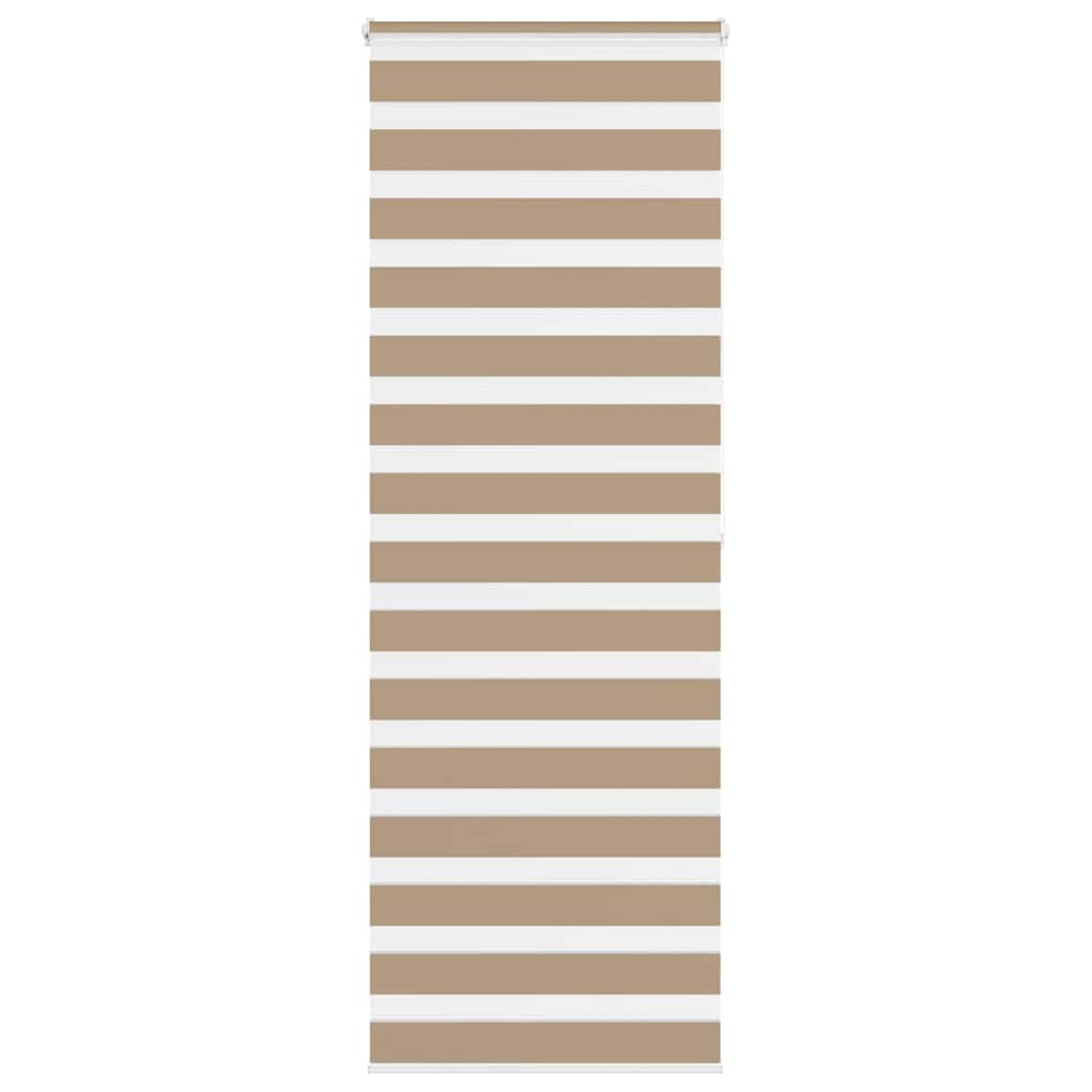 Zebra Blind Sand Brown 80x200 cm Fabric Width 75.9 cm Polyester