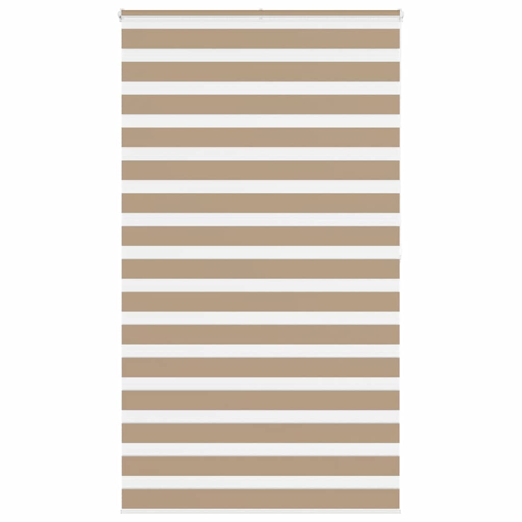 Zebra Blind Sand Brown 125x200 cm Fabric Width 120.9 cm Polyester