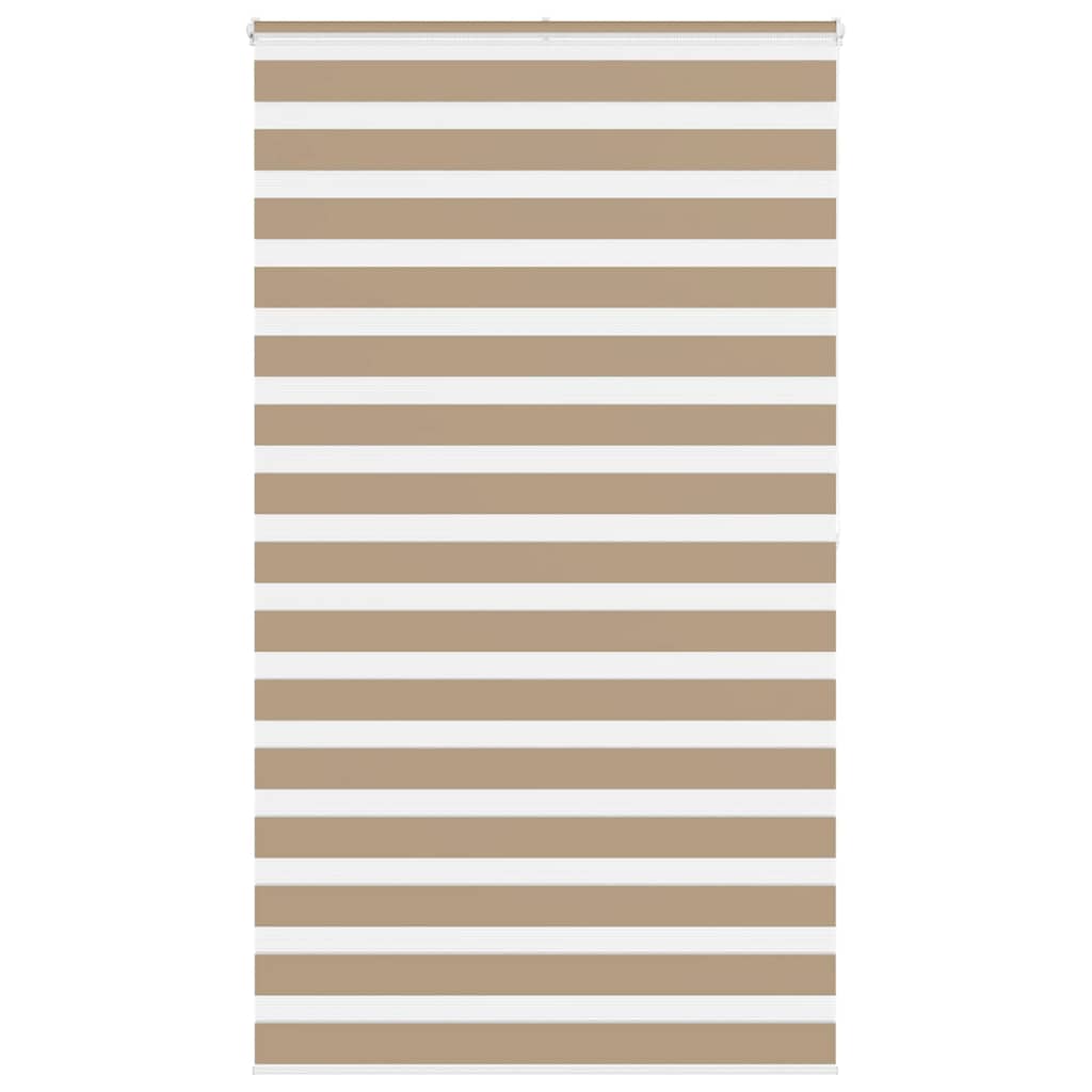 Zebra Blind Sand Brown 130x200 cm Fabric Width 125.9 cm Polyester