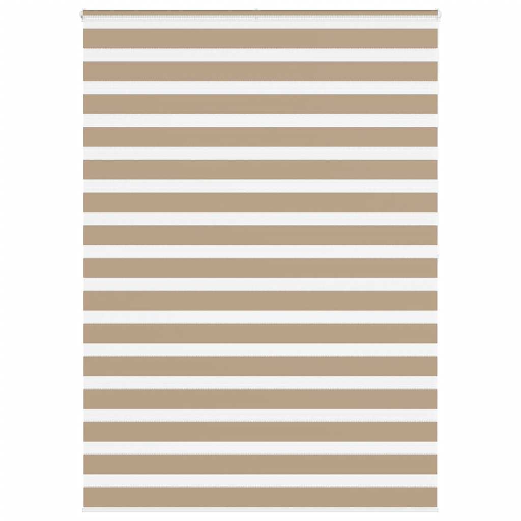 Zebra Blind Sand Brown 155x200 cm Fabric Width 150.9 cm Polyester