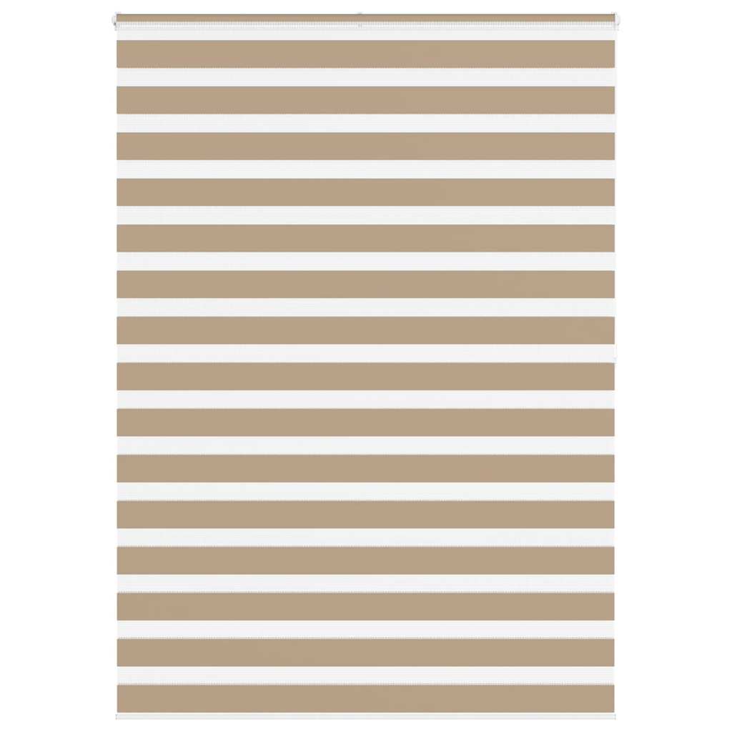 Zebra Blind Sand Brown 165x200 cm Fabric Width 160.9 cm Polyester