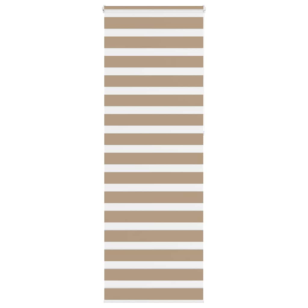Zebra Blind Sand Brown 85x230 cm Fabric Width 80.9 cm Polyester