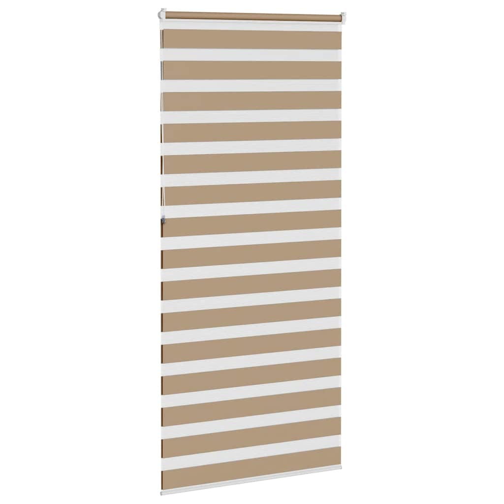 Zebra Blind Sand Brown 95x230 cm Fabric Width 90.9 cm Polyester