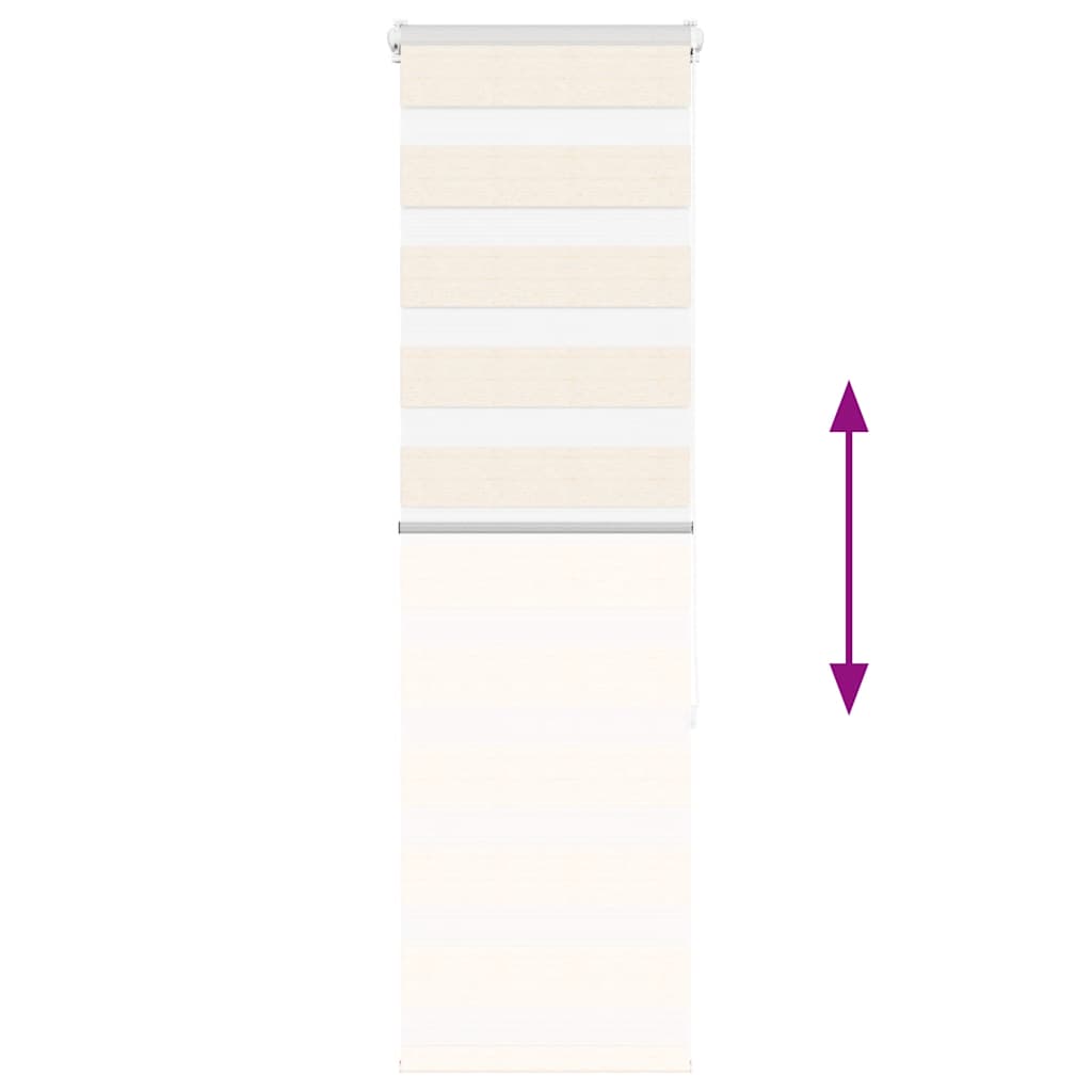 Zebra Blind Marble Beige 45x150 cm Fabric Width 40.9 cm Polyester