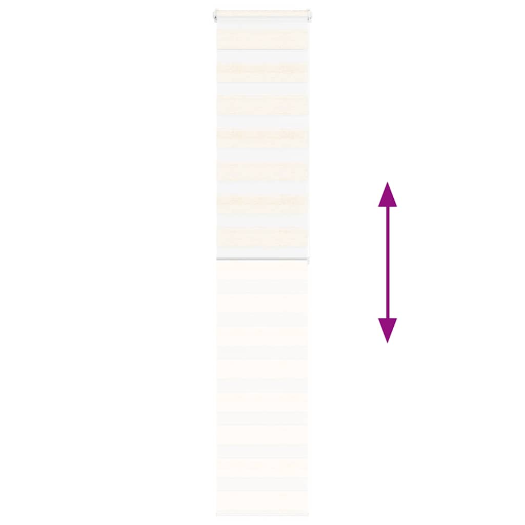 Zebra Blind Marble Beige 45x200 cm Fabric Width 40.9 cm Polyester