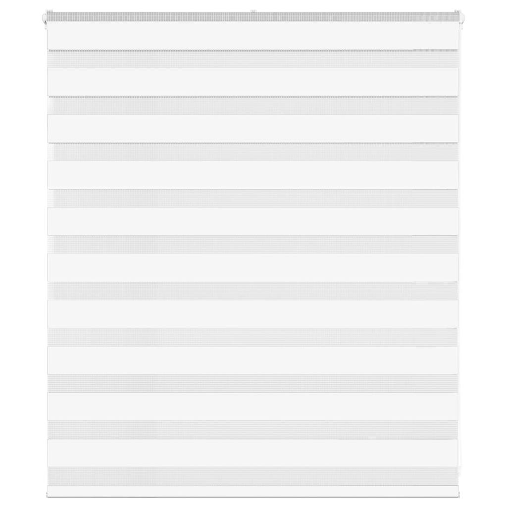 Zebra Blind White 135x100 cm Fabric Width 130.9 cm Polyester