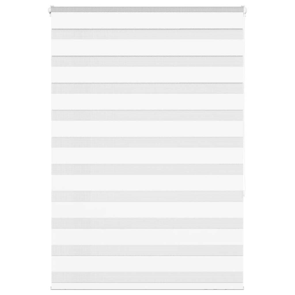 Zebra Blind White 105x150 cm Fabric Width 100.9 cm Polyester