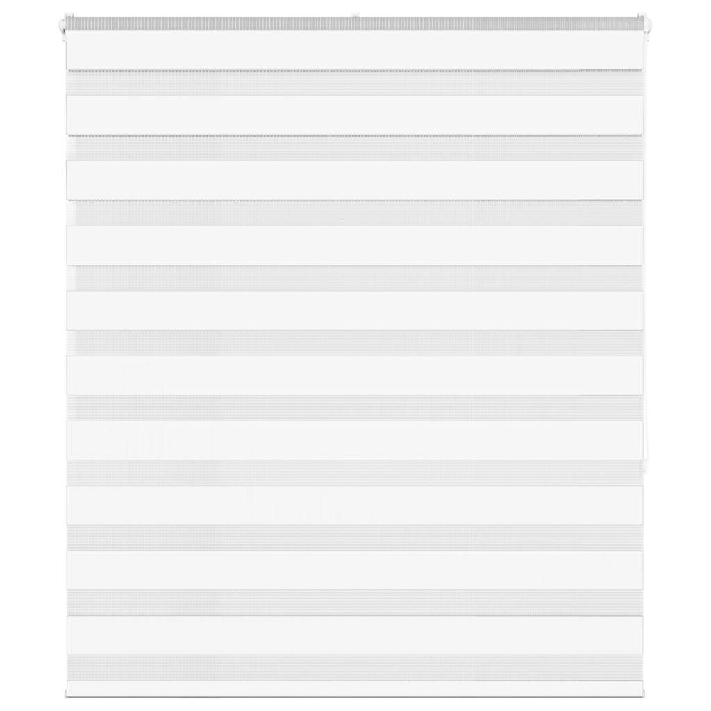 Zebra Blind White 135x150 cm Fabric Width 130.9 cm Polyester
