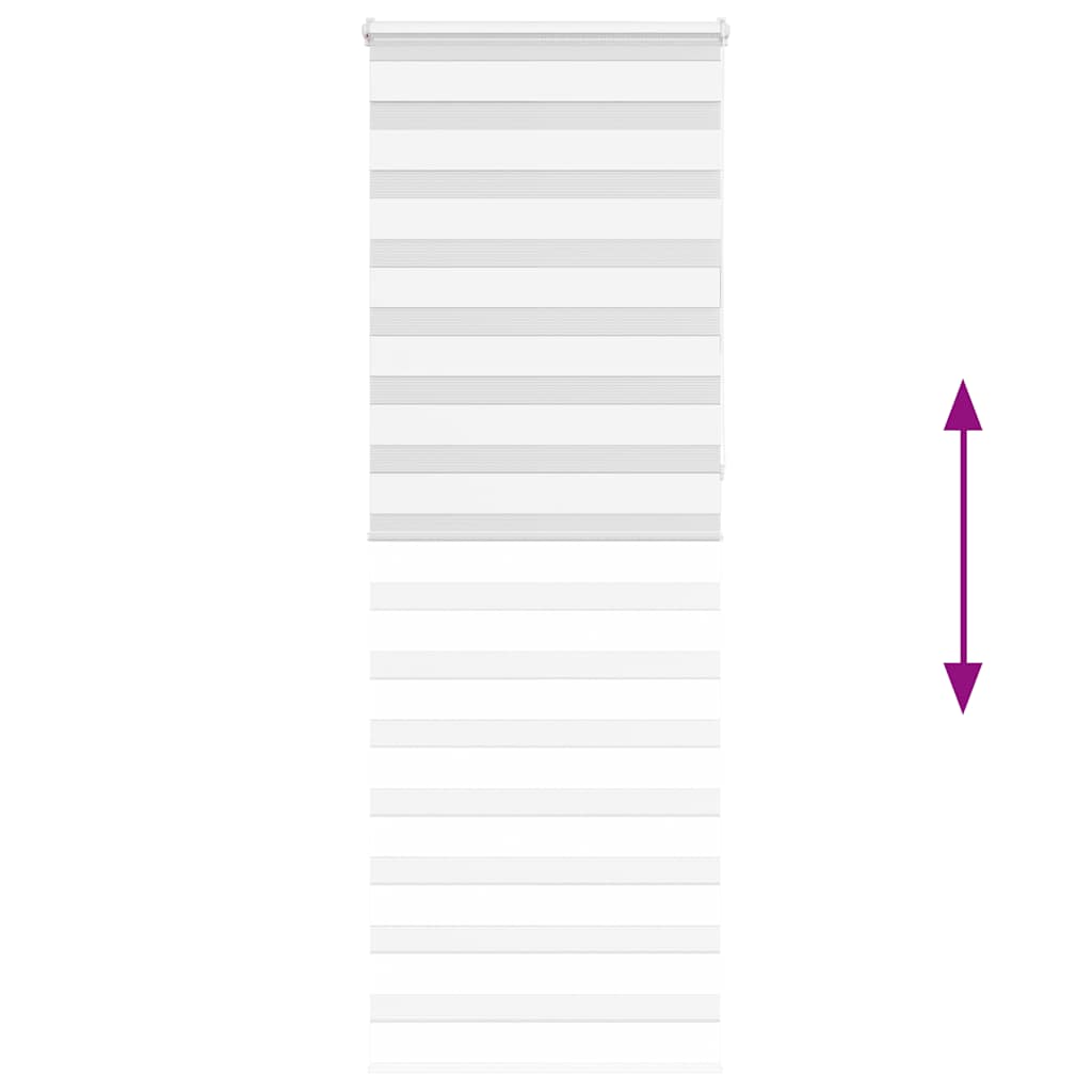 Zebra Blind White 70x230 cm Fabric Width 65.9 cm Polyester