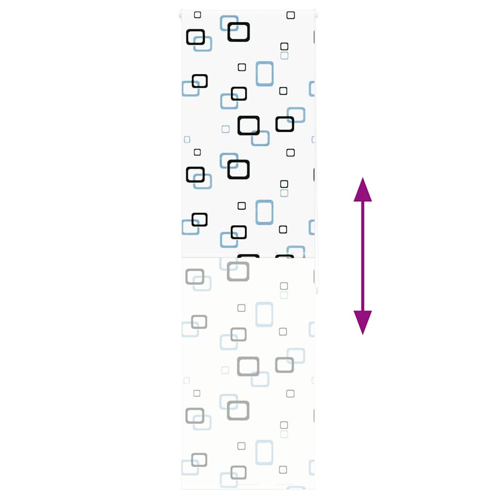 Shower Roller Blind 80x240 cm Fabric Width 76 cm