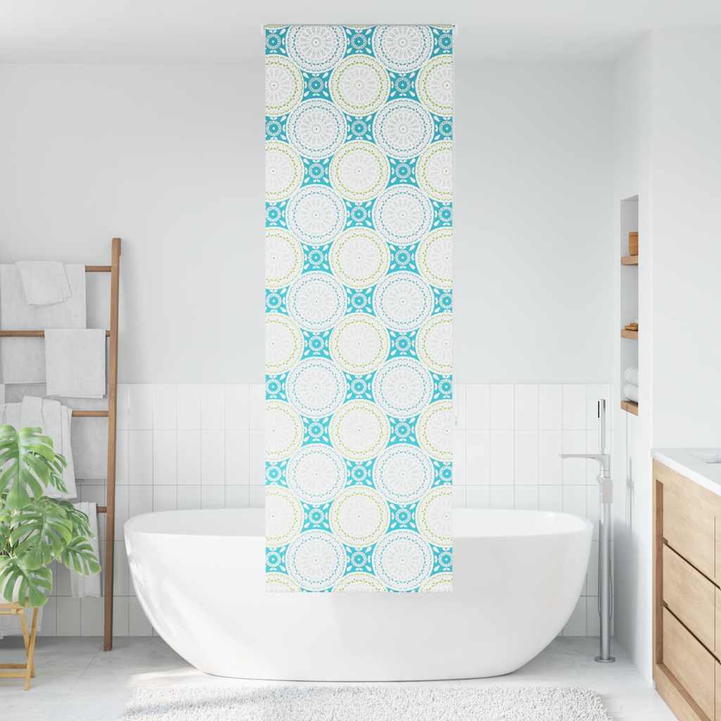 Shower Roller Blind 80x240 cm Fabric Width 76 cm