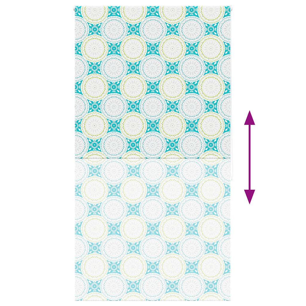 Shower Roller Blind 130x240 cm Fabric Width 126 cm