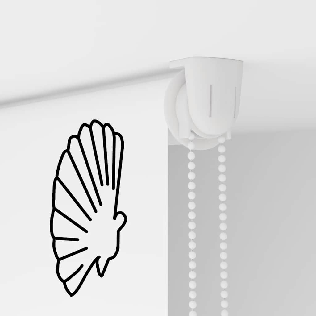 Shower Roller Blind 80x240 cm Fabric Width 76 cm