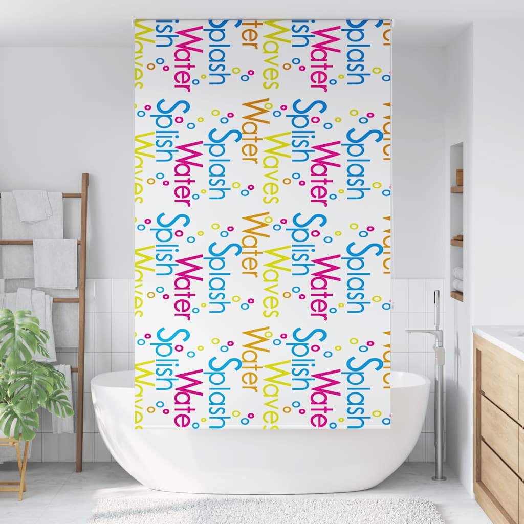 Shower Roller Blind 120x240 cm Fabric Width 116 cm