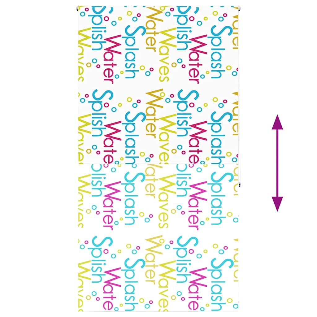 Shower Roller Blind 120x240 cm Fabric Width 116 cm