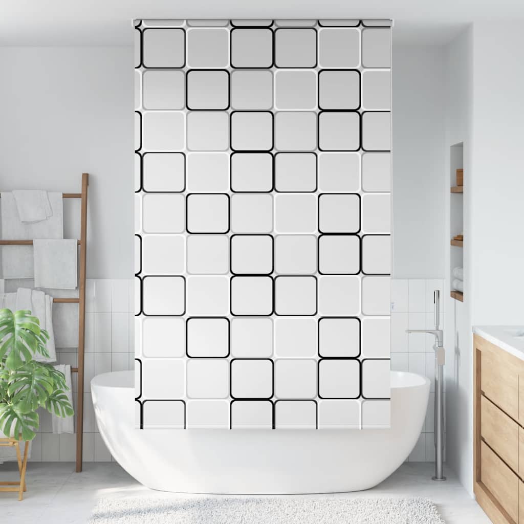 Shower Roller Blind 130x240 cm Fabric Width 126 cm