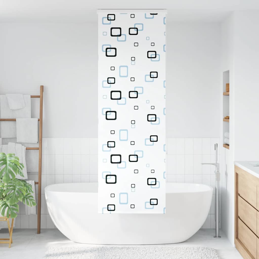 Shower Roller Blind with Cassette 80x240 cm Fabric Width 76 cm