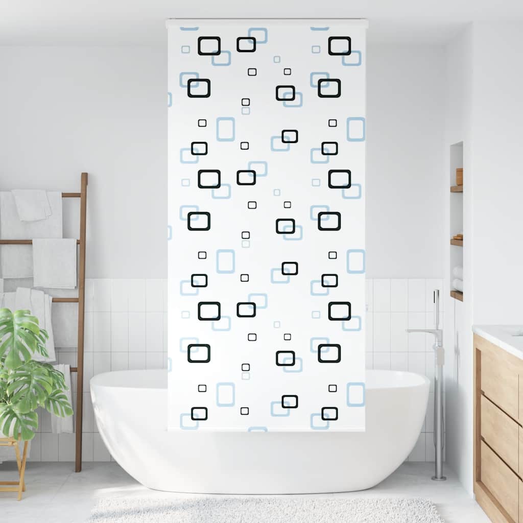 Shower Roller Blind with Cassette 90x240 cm Fabric Width 86 cm