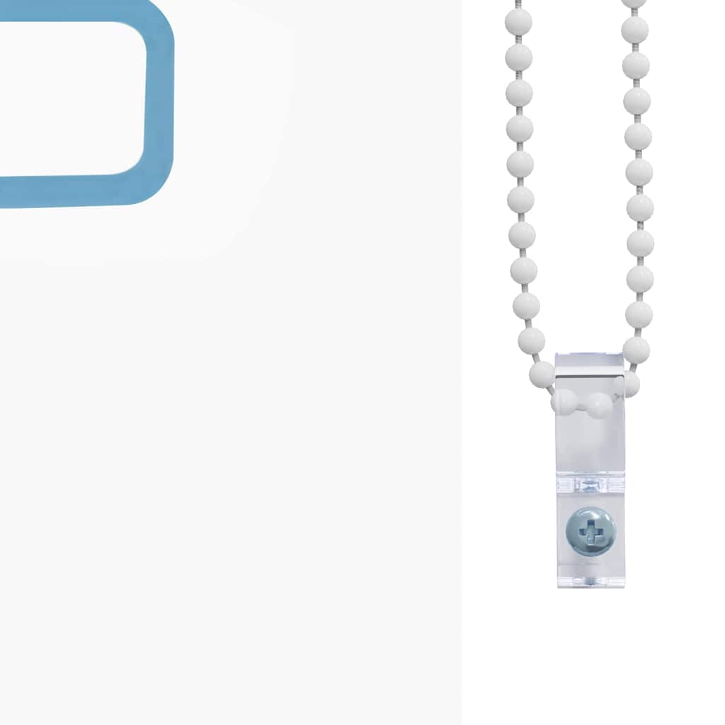 Shower Roller Blind with Cassette 90x240 cm Fabric Width 86 cm