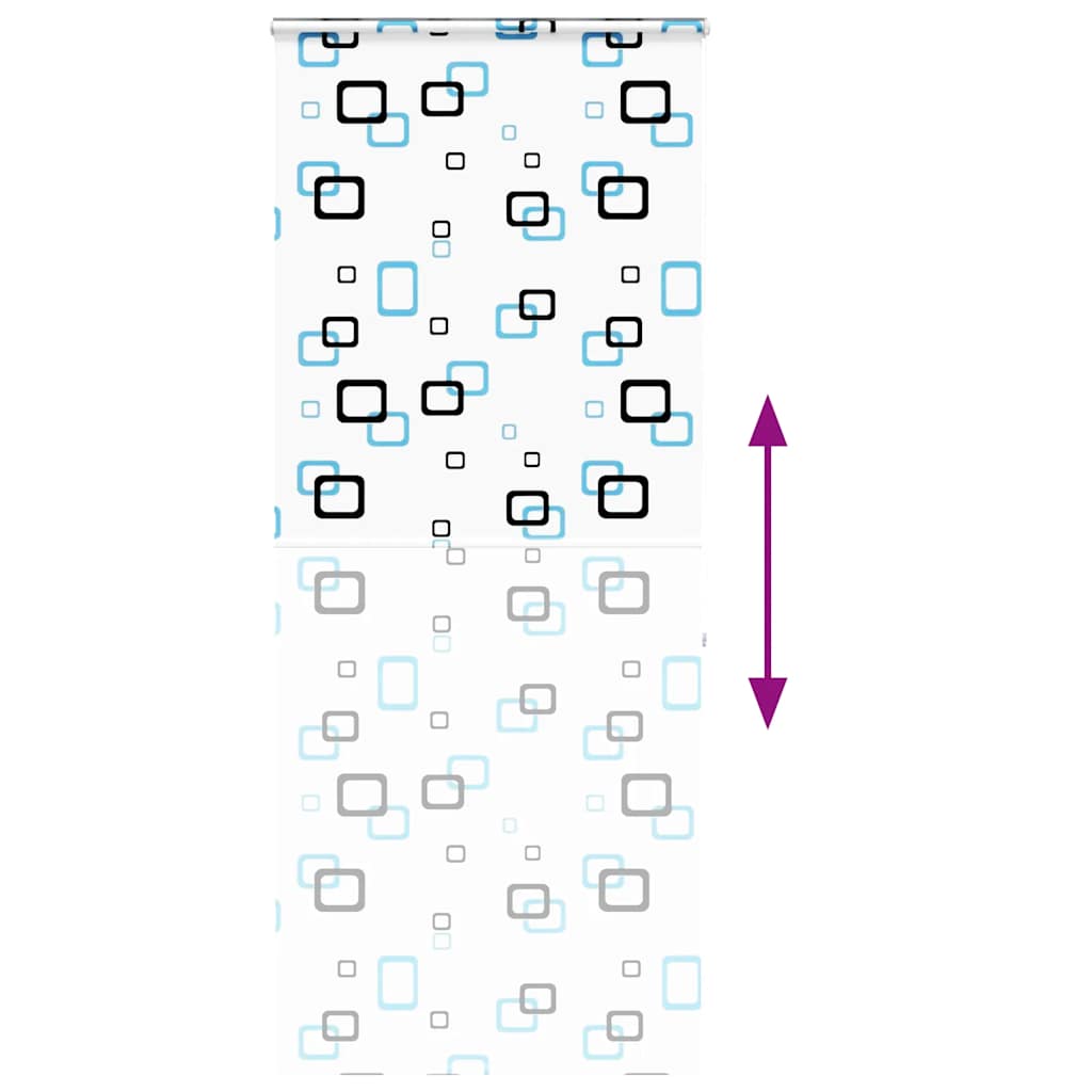 Shower Roller Blind with Cassette 110x240 cm Fabric Width 106 cm