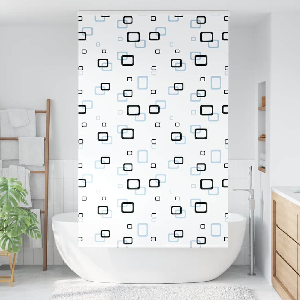 Shower Roller Blind with Cassette 140x240 cm Fabric Width 136 cm