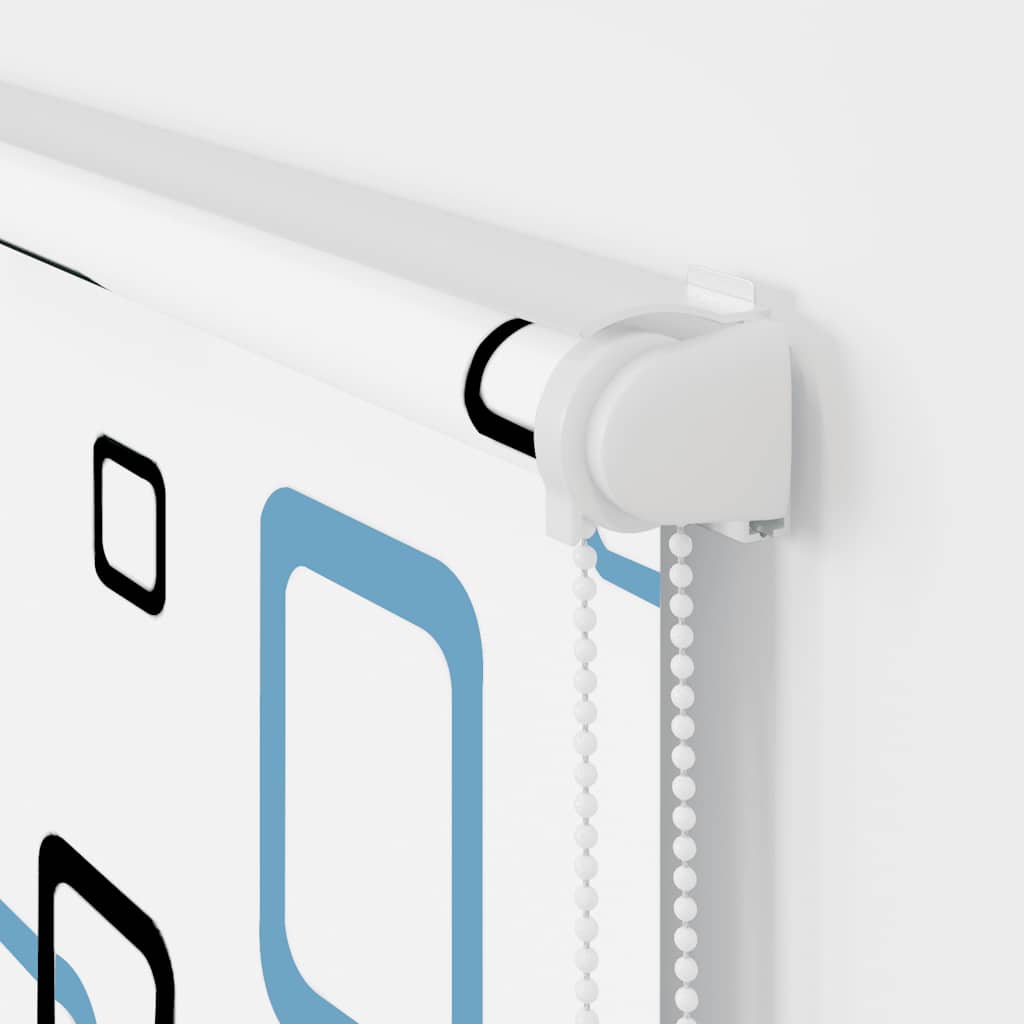 Shower Roller Blind with Cassette 140x240 cm Fabric Width 136 cm