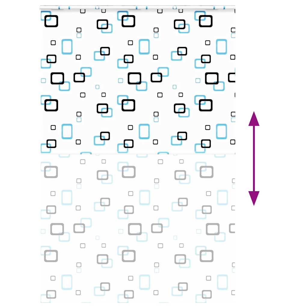Shower Roller Blind with Cassette 150x240 cm Fabric Width 146 cm