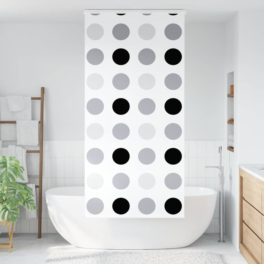 Shower Roller Blind with Cassette 150x240 cm Fabric Width 146 cm