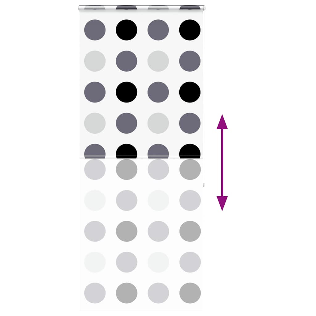 Shower Roller Blind with Cassette 150x240 cm Fabric Width 146 cm