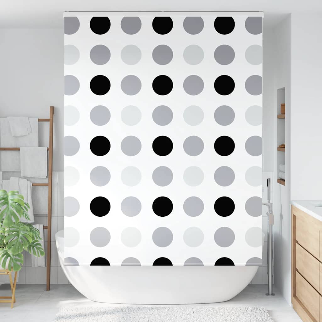 Shower Roller Blind with Cassette 160x240 cm Fabric Width 156 cm
