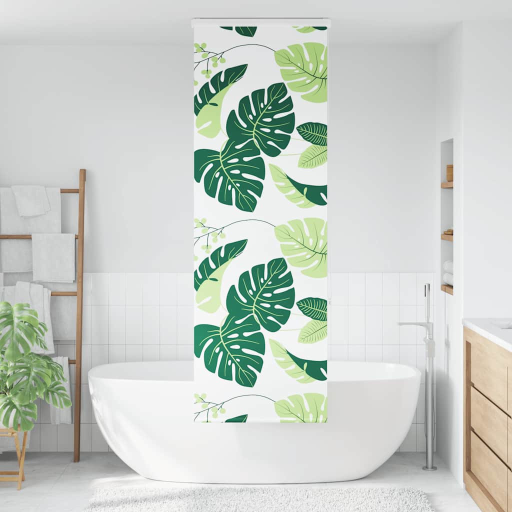 Shower Roller Blind with Cassette 80x240 cm Fabric Width 76 cm