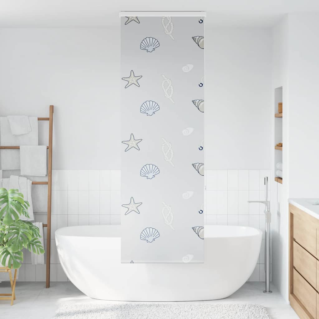 Shower Roller Blind with Cassette 60x240 cm Fabric Width 56 cm