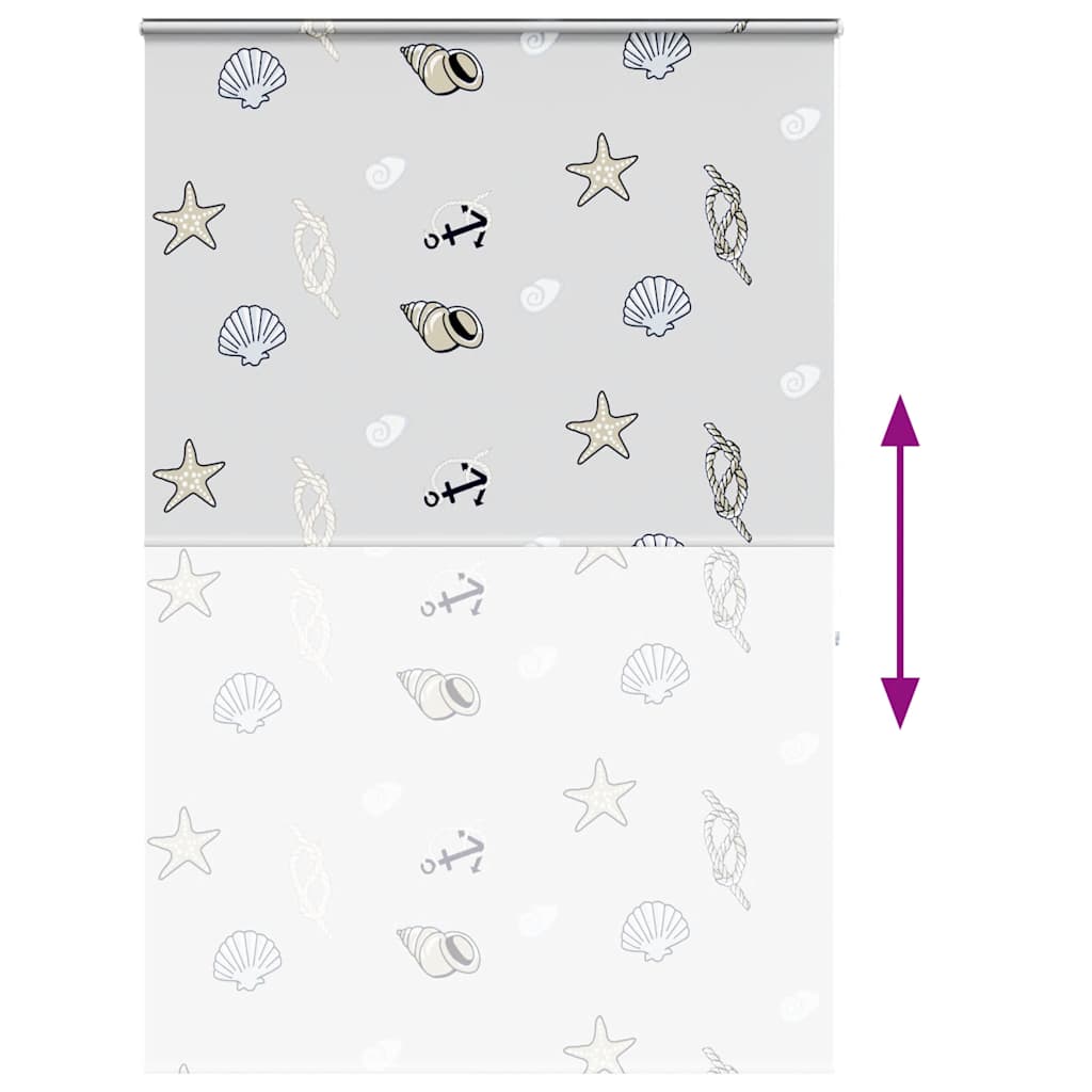 Shower Roller Blind with Cassette 150x240 cm Fabric Width 146 cm