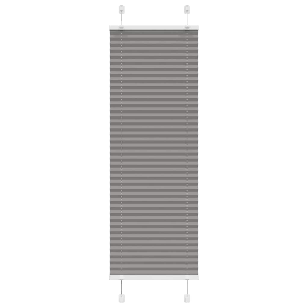Pleated Blind Anthracite 50x100 cm Fabric Width 49.4 cm Polyester